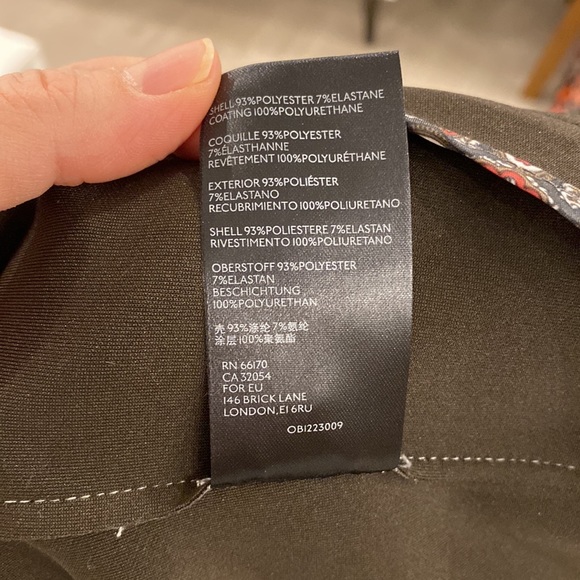 Anthropologie | Brisa Faux Leather Silver Moto Cropped Jacket | Size Small - Picture 8 of 8